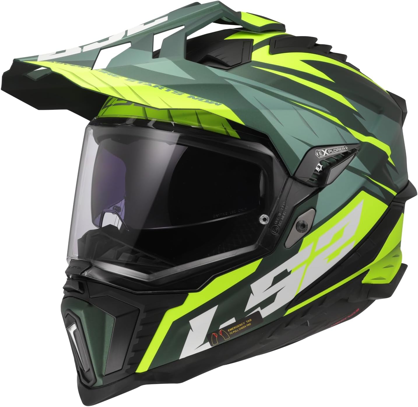 CASCO INTEGRALE ENDURO LS2 EXPLORER SPIRE
