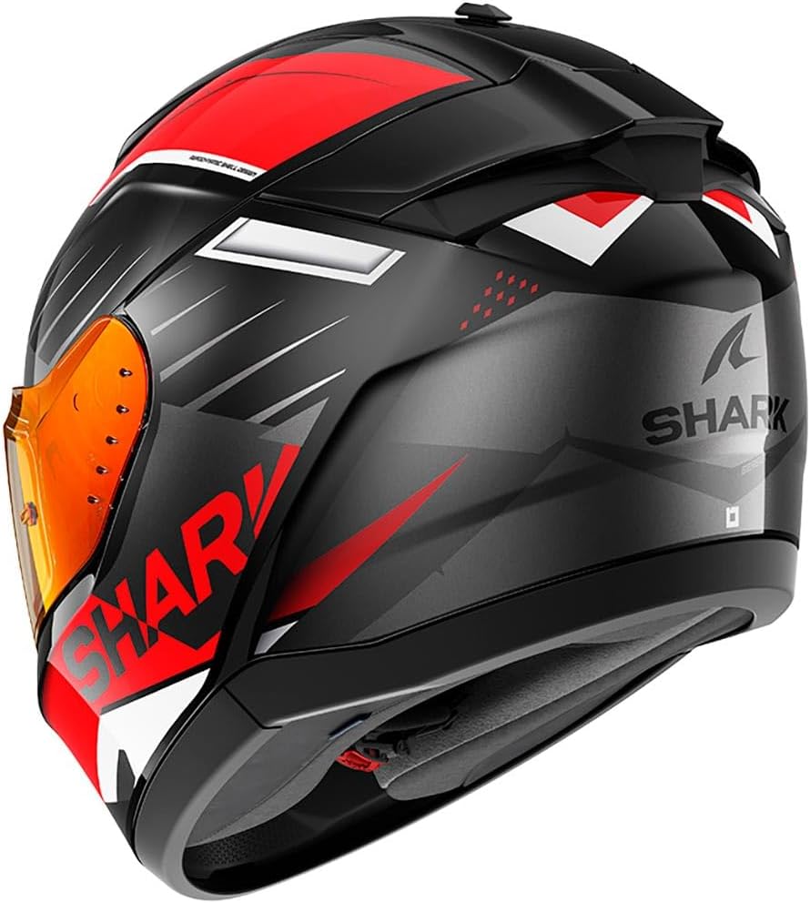 Casco integrale Shark Ridill 2 Berserk Nero Rosso