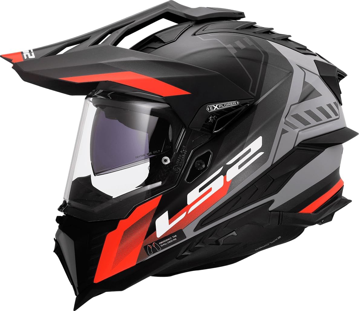 CASCO INTEGRALE ENDURO LS2 EXPLORER HEXA