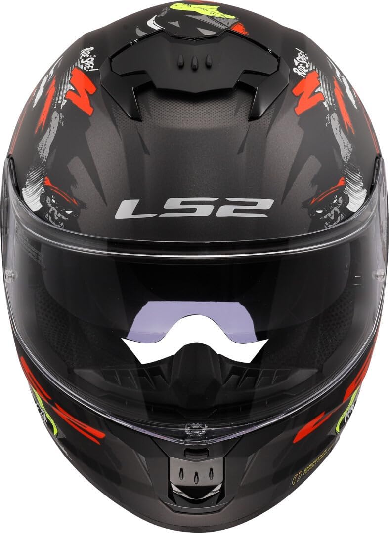 CASCO INTEGRALE LS2 STREAM II ANGRY MONKEY