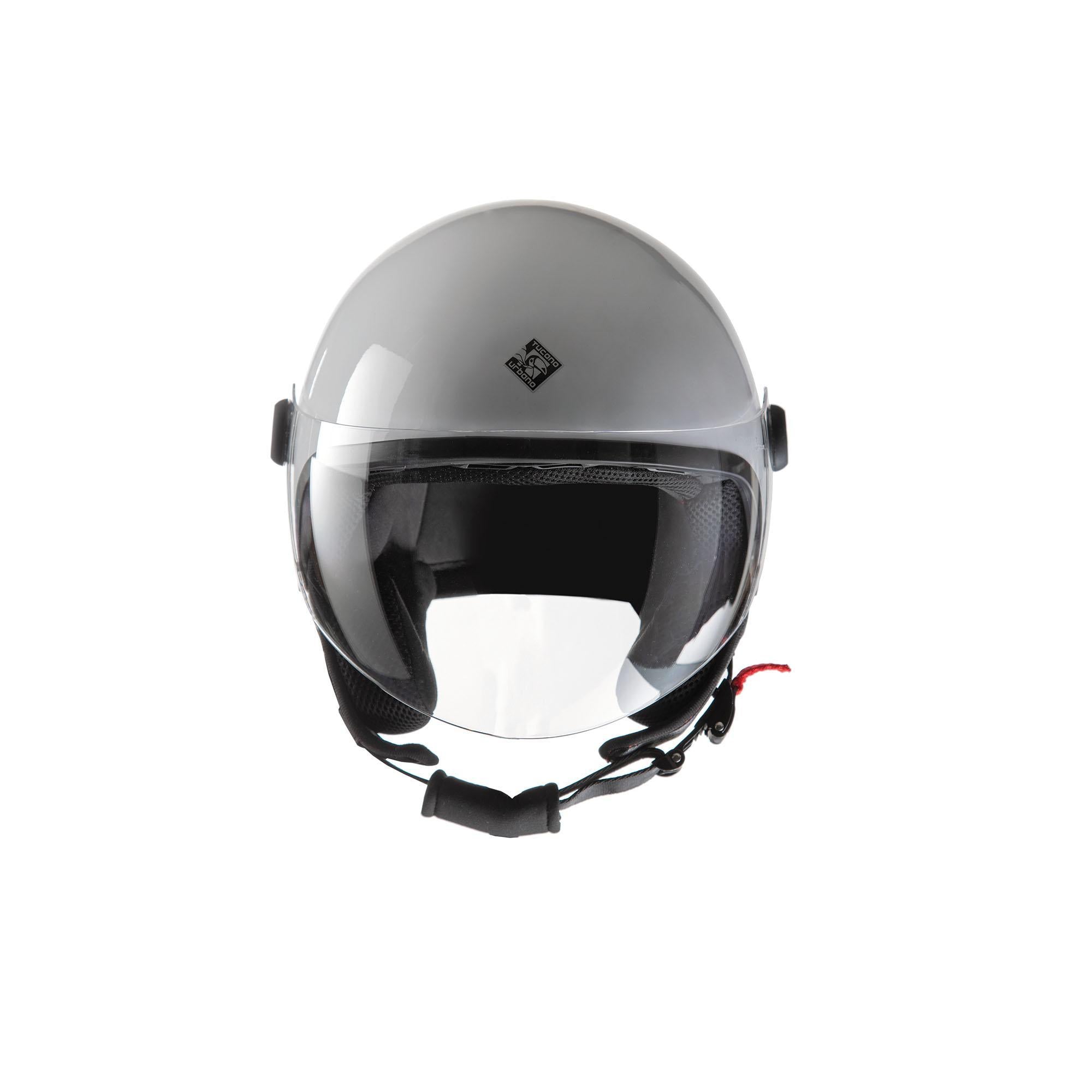 Casco moto Demi-Jet Tucano Urbano EL'JETTIN Bianco