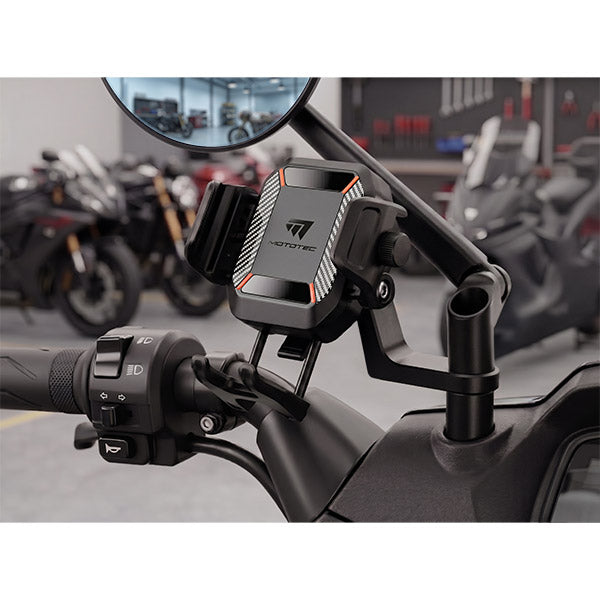 SUPPORTO SMARTPHONE MOTOTEC PER MANUBRIO O SPECCHIETTO