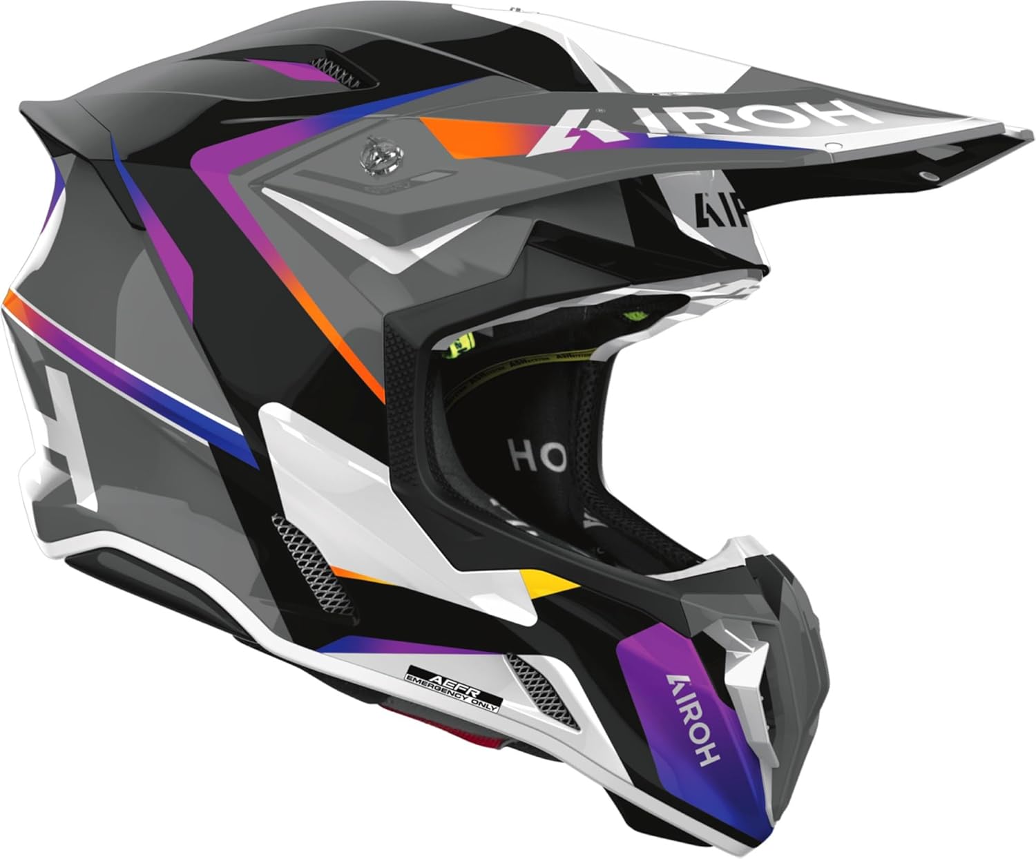 CASCO CROSS AIROH TWIST 3 HUSTLE