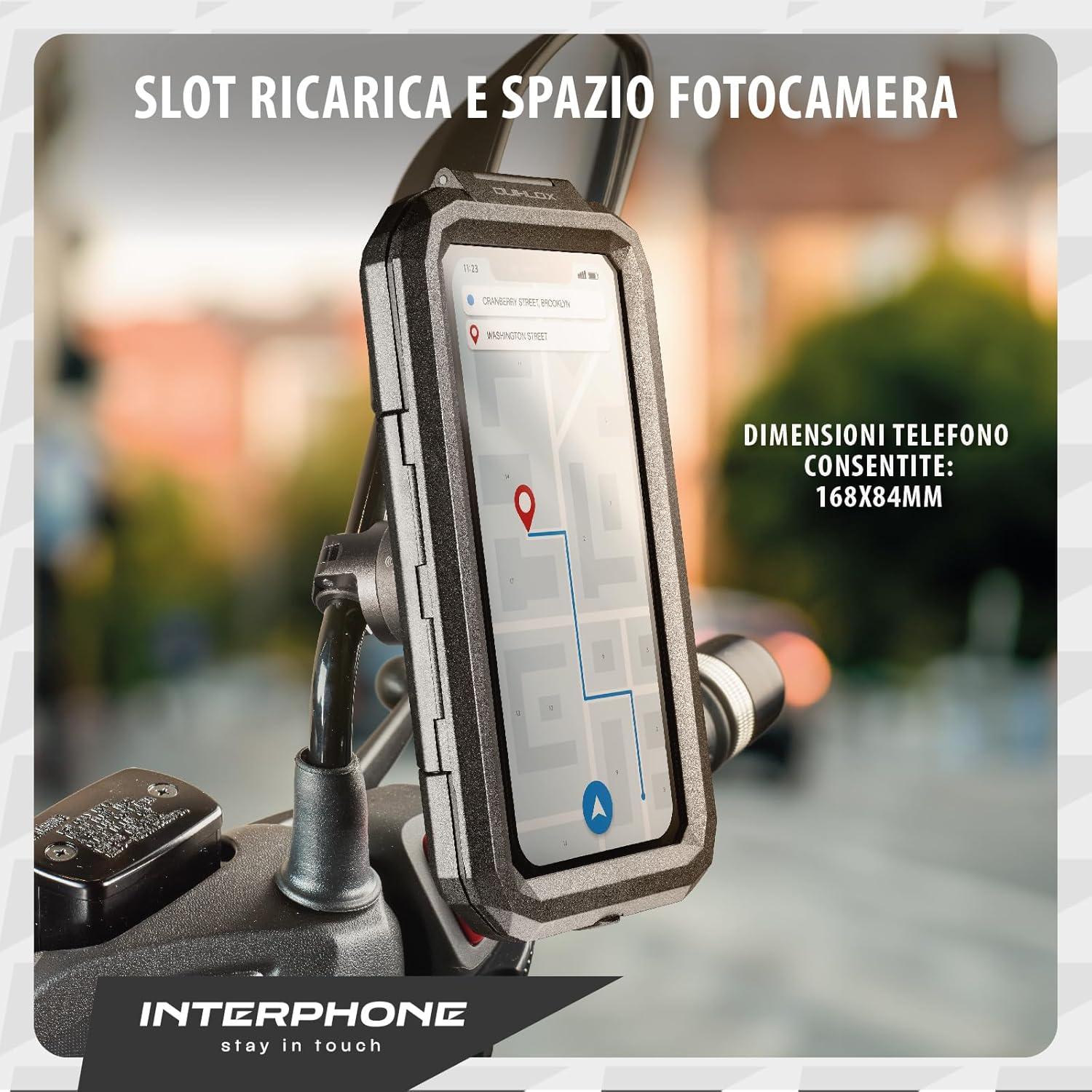 CUSTODIA SMARTPHONE RIGIDA INTERPHONE QUIKLOX ARMOR 6.9"
