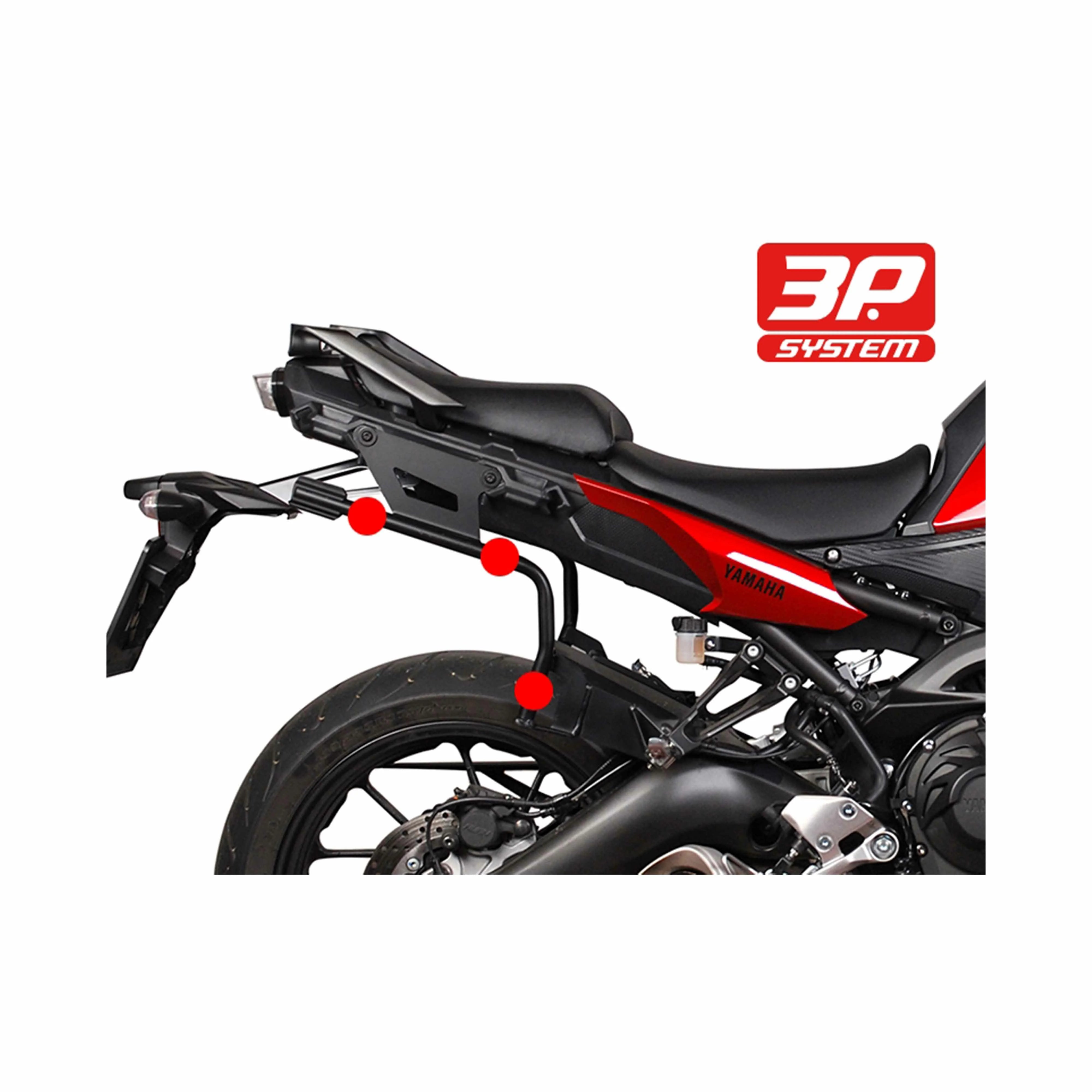 SET DI VALIGIE LATERALI SH36 CON COVER IN CARBON LOOK