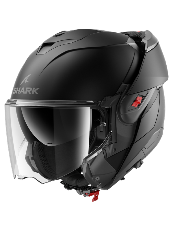 Casco modulare Shark Oxo Blank - Nero opaco