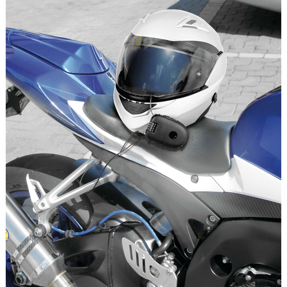 LUCCHETTO ANTIFURTO A COMBINAZIONE PER CASCO LAMPA KIRO-LOCK