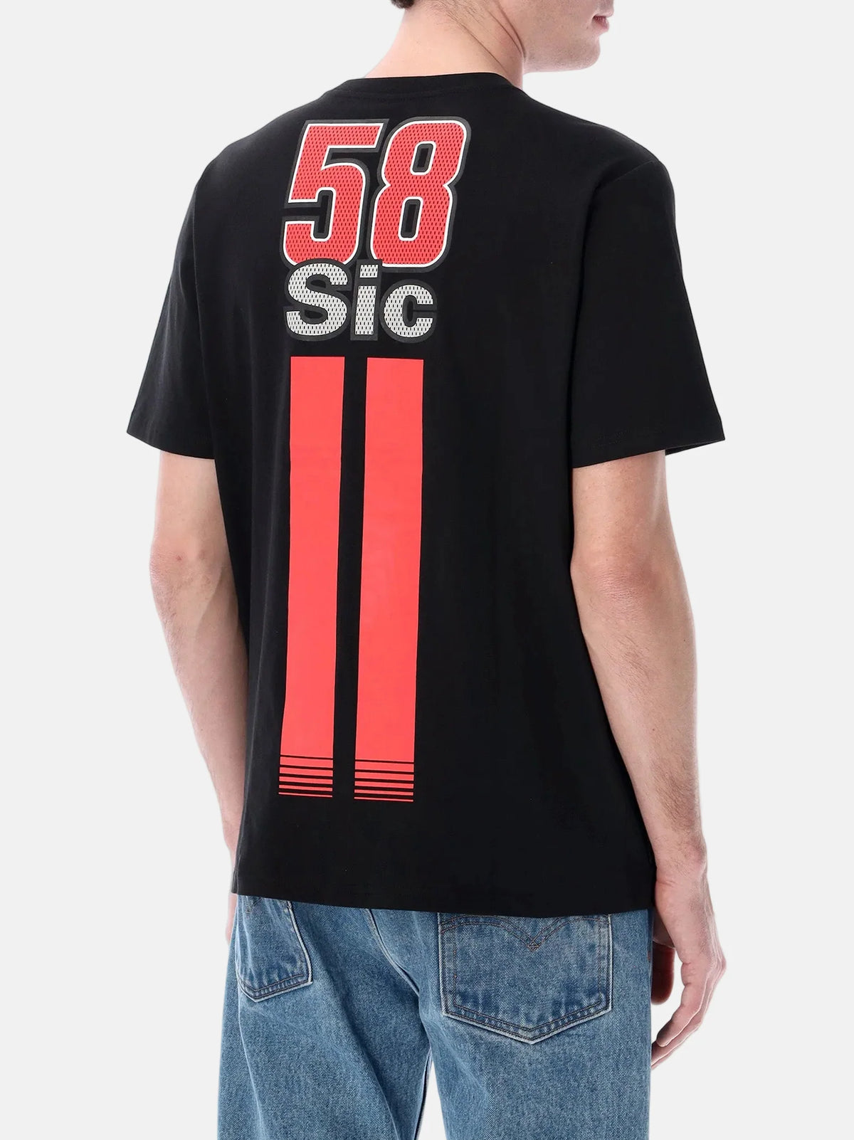 T-SHIRT MARCO SIMONCELLI SUPERSIC 58 DOPPIA RIGA UFFICIALE MOTOGP