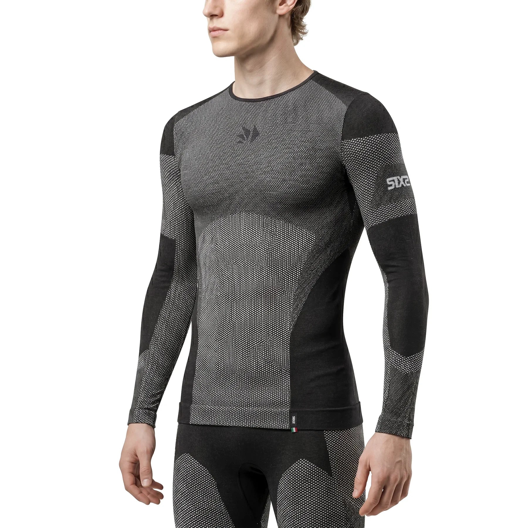 MAGLIA TERMICA LEGGERA A MANICHE LUNGHE SIX2 BT TS2L V2