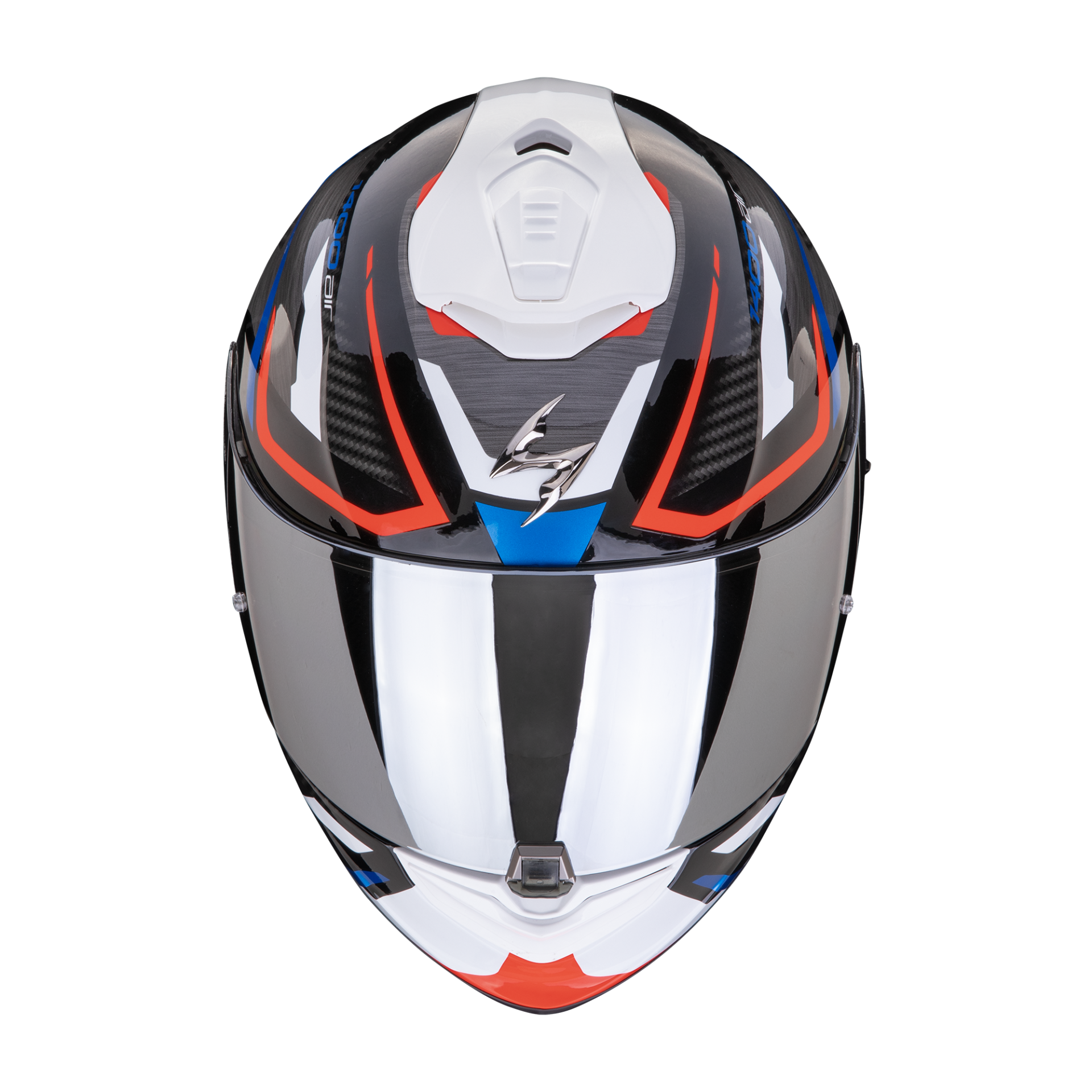 Scorpion EXO-1400 EVO AIR ECE22.06 ACCORD Full Face Motorcycle Helmet Black Blue White