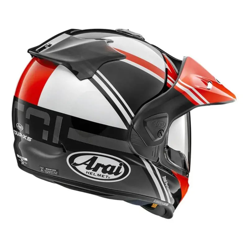 Casco integrale ARAI Tour-X5 Cosmic - nero/bianco/rosso