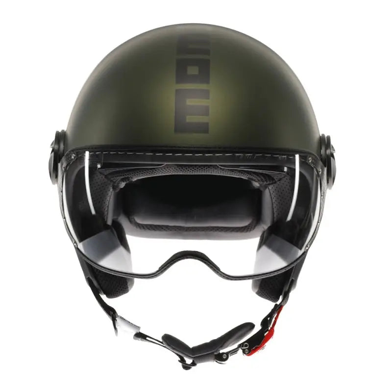 Casco moto Momo Design FGTR EVO 22.06 - verde opaco/nero