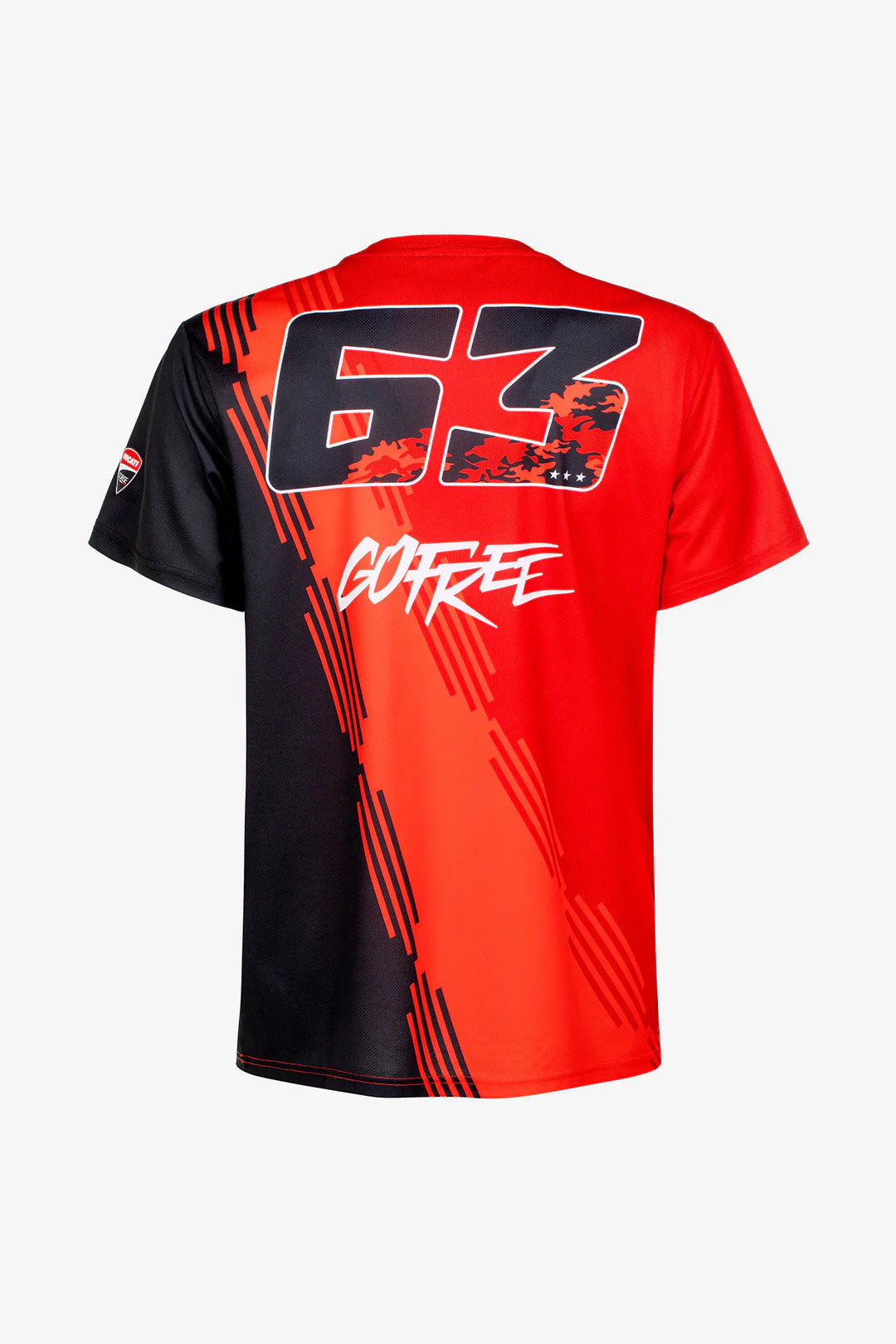 T-SHIRT IN POLIESTERE LOOSE FIT BAGNAIA 63 DUCATI CORSE