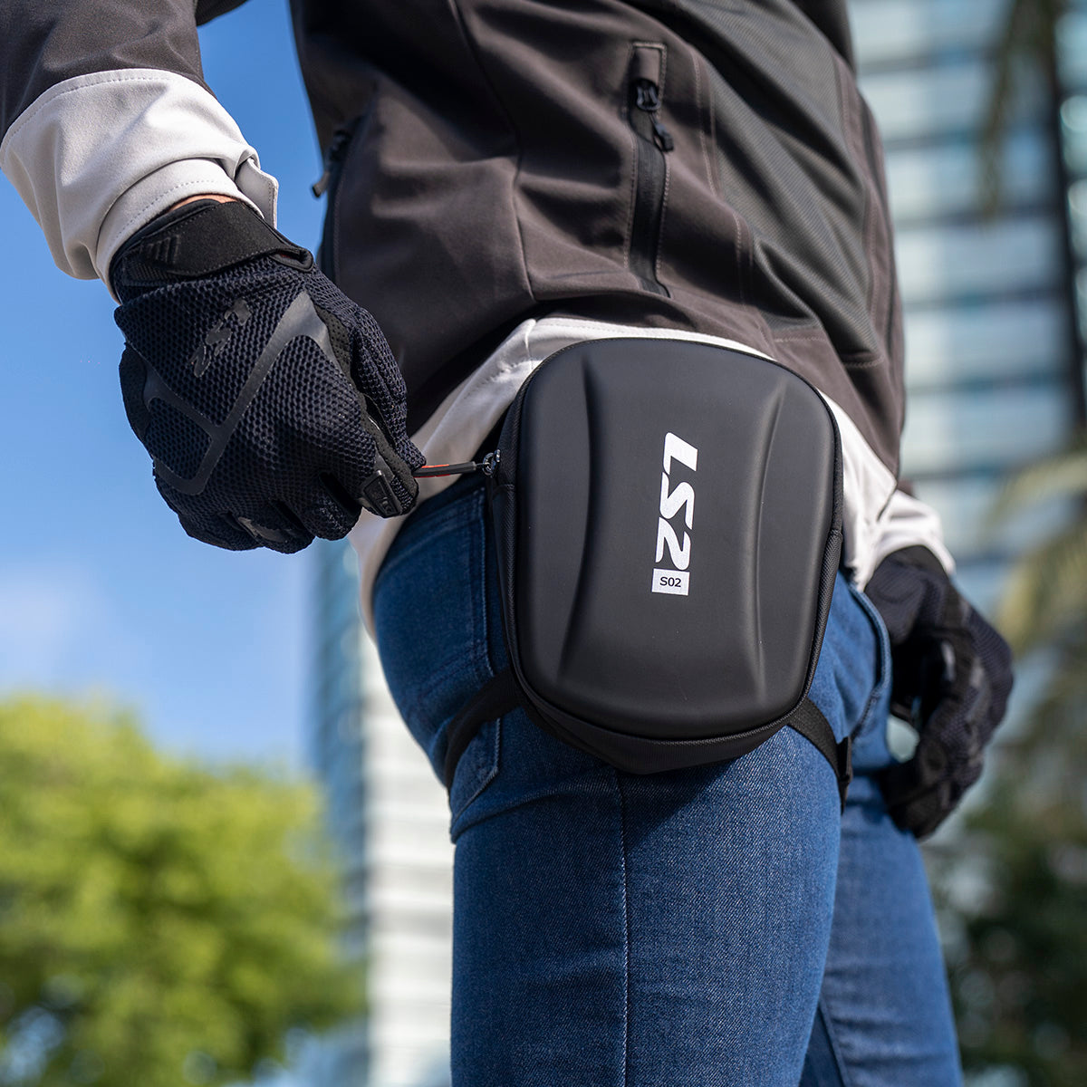 MARSUPIO DA GAMBA LS2 SHIELD 2.5L