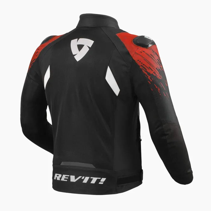 Giacca moto estiva Rev'it Quantum 2 Air - nero/rosso