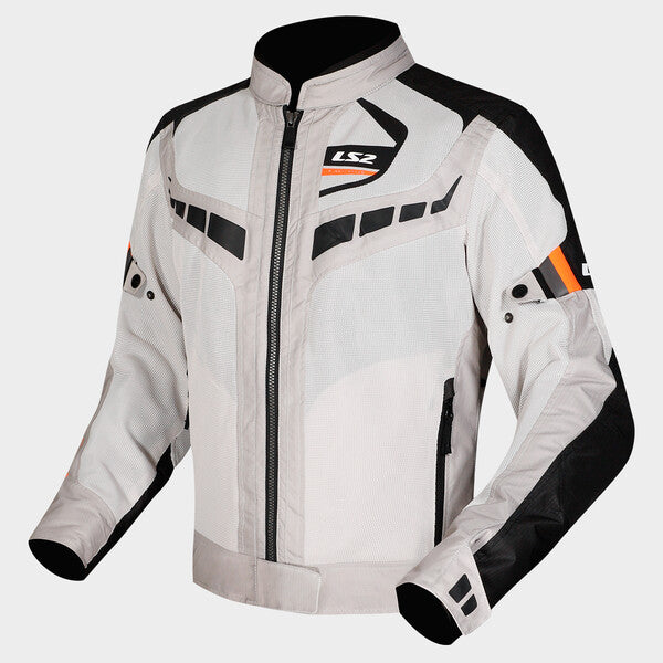 Giacca LS2 Garda Air Lady - Nero / Grigio / Arancione