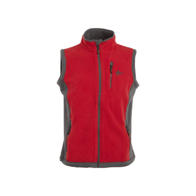 DURAN MAN VEST - ROSSO/ANTRACITE