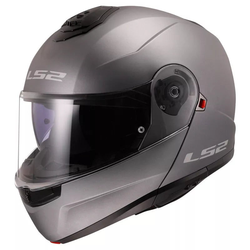 Casco moto modulare LS2 FF908 STROBE II MATT - titanio
