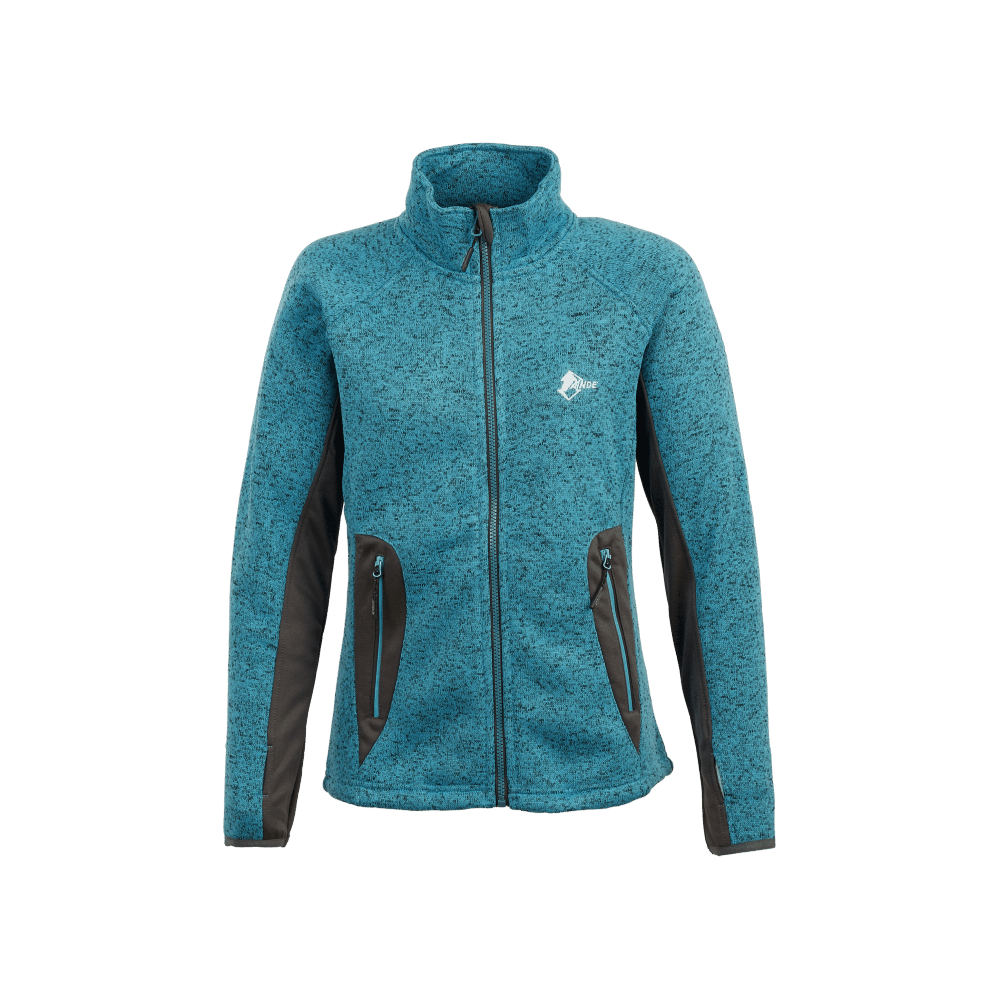 ALPAMAYO LADY FLEECE FULL/Z - ATLANTIDE / ANTRACITE