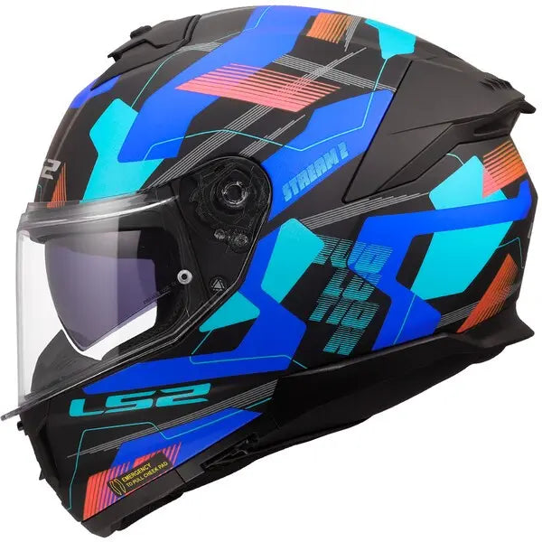 CASCO INTEGRALE LS2 STREAM II INFERNO