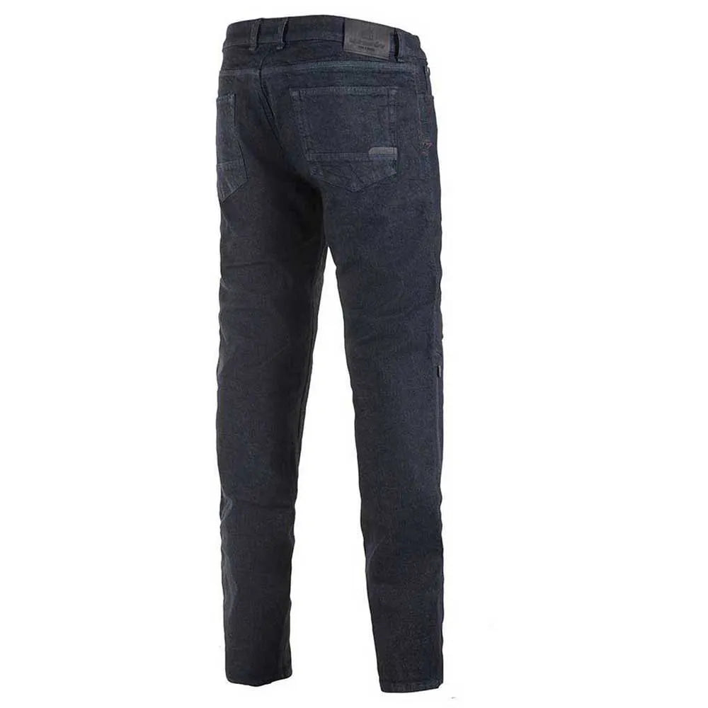 Jeans moto Alpinestars COPPER OUT v2 RIDING DENIM - Blu
