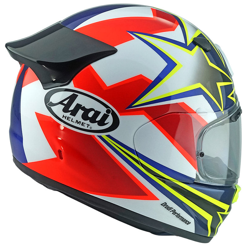 Casco integrale ARAI Quantic Stars&Stripes - bianco/rosso/giallo