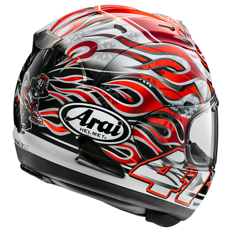 Casco integrale ARAI RX-7V Evo Haga GP - nero/grigio/rosso