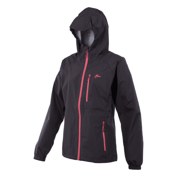 Giacca Outdoor trekking Ande Braies donna nero zip rosa