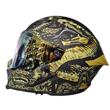 Casco Moto Integrale MPH Blade Cobra - Giallo / Nero