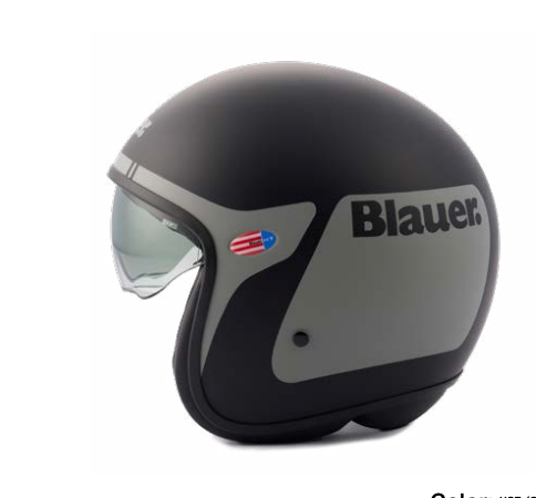 Casco Jet Pilot 06 Go - Nero / Titanio
