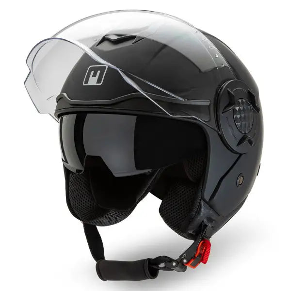 Casco moto jet DJ MPH - nero opaco