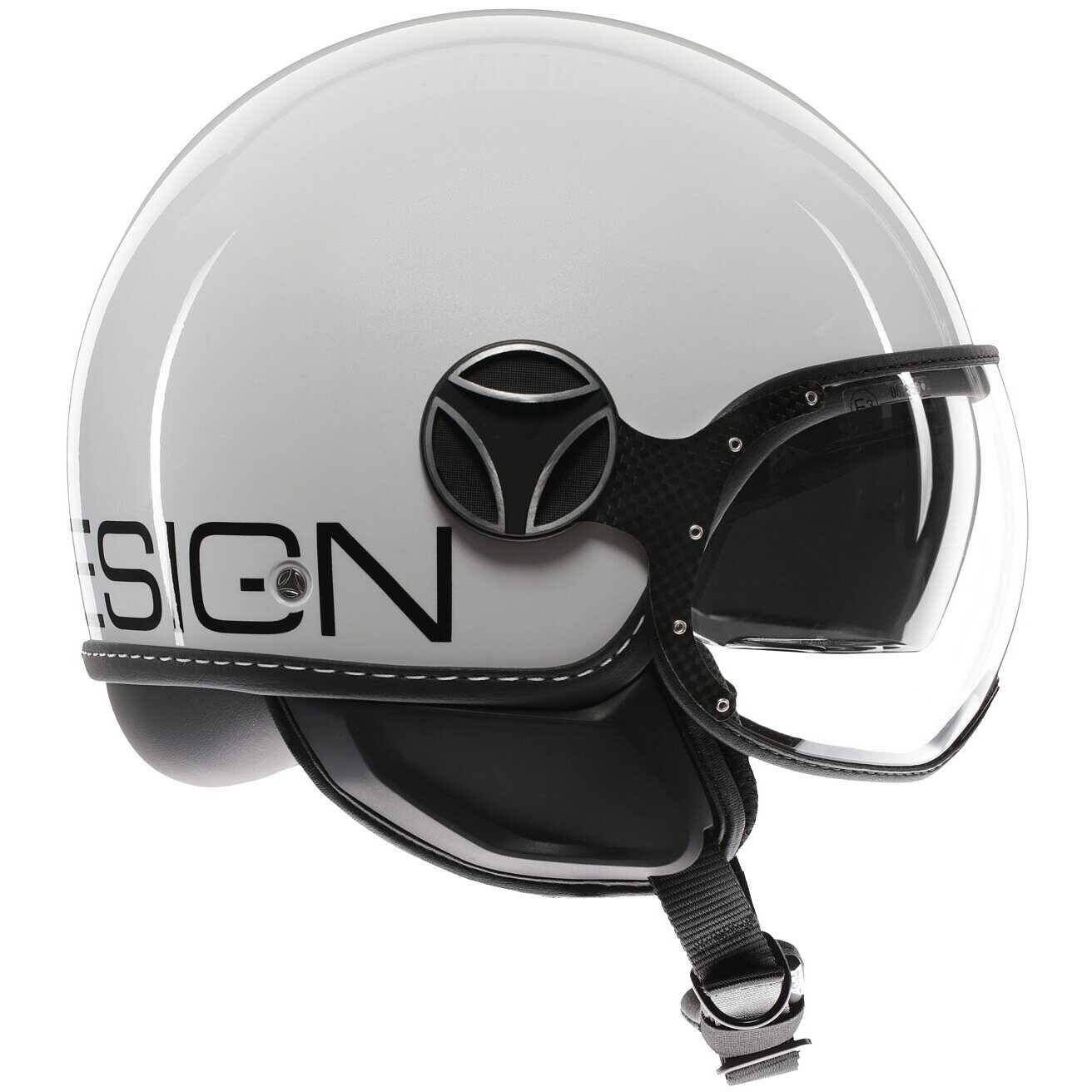 Momo Design FGTR EVO 22.06 motorcycle helmet - matt black quartz white