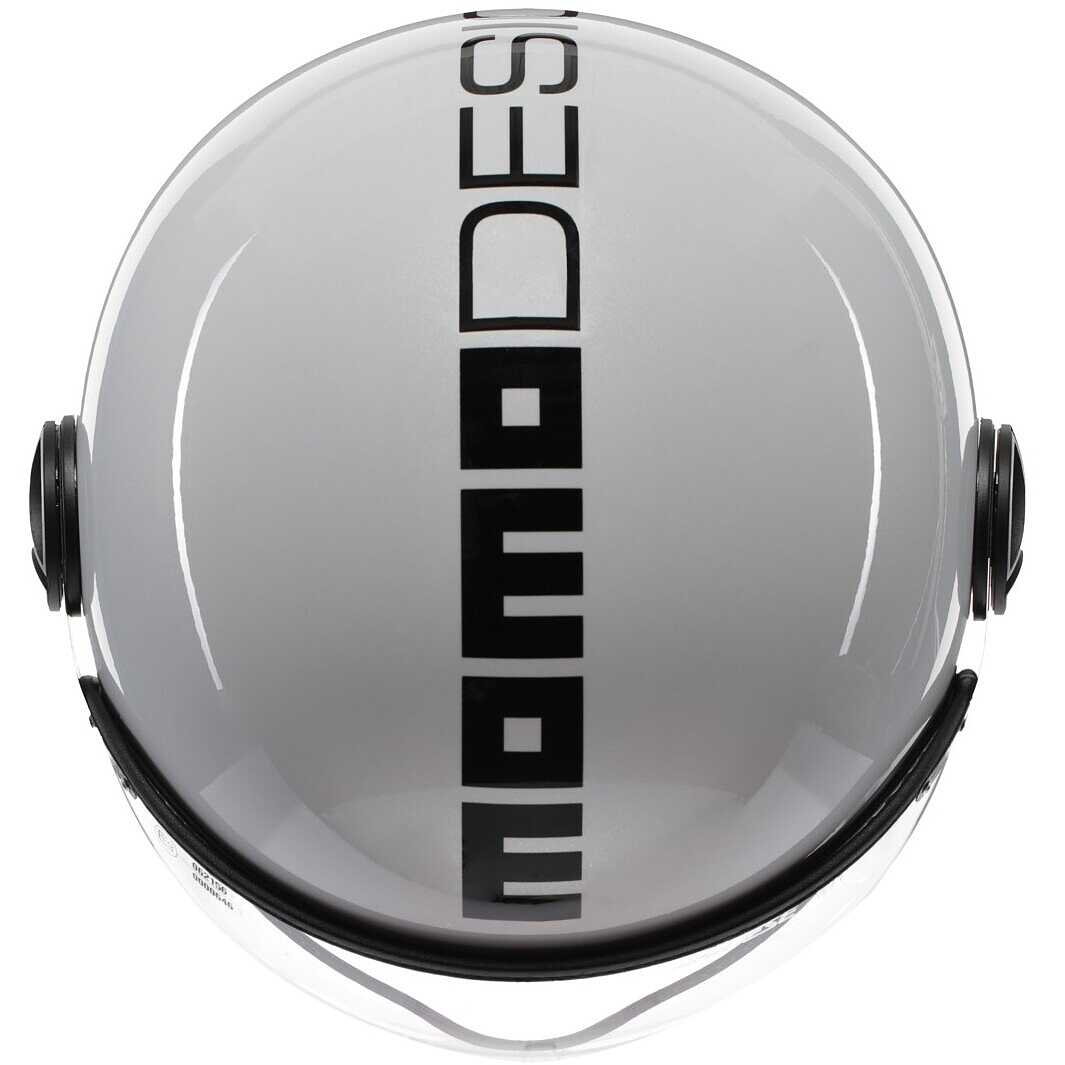 Momo Design FGTR EVO 22.06 motorcycle helmet - matt black quartz white