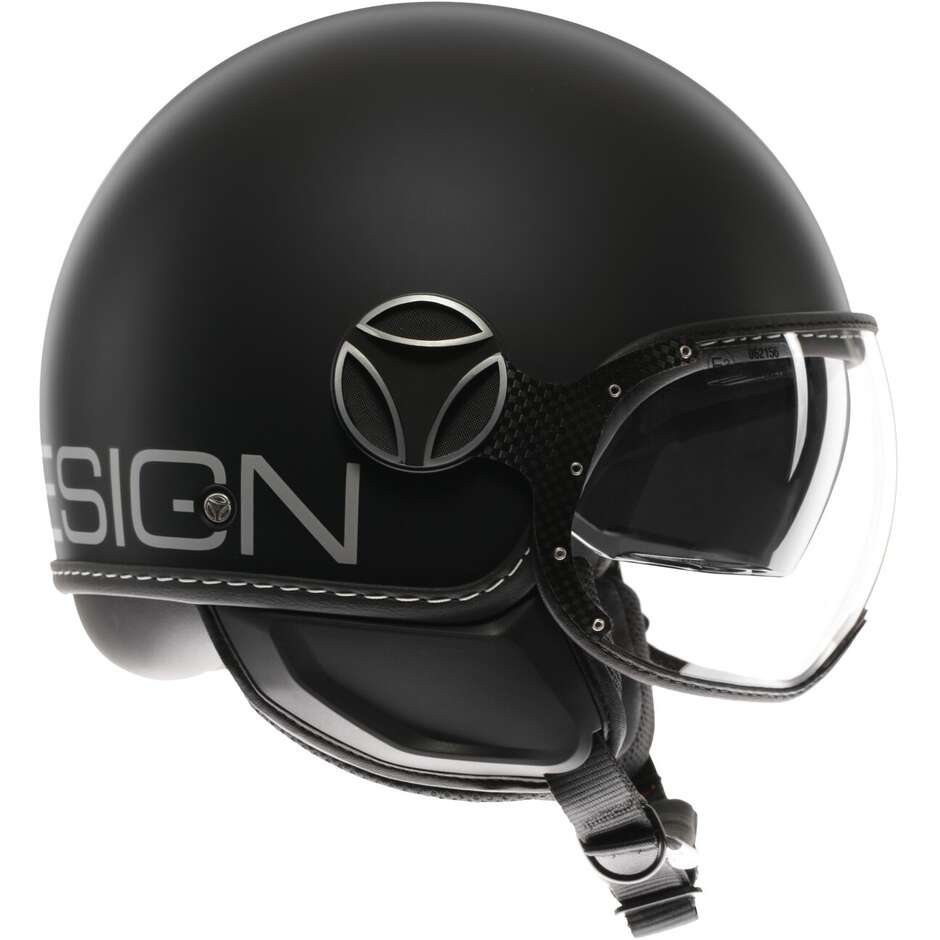 Momo Design FGTR EVO 22.06 motorcycle helmet - matt black silver