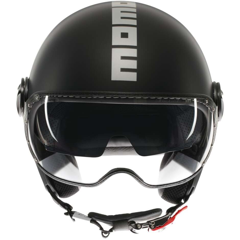 Momo Design FGTR EVO 22.06 motorcycle helmet - matt black silver