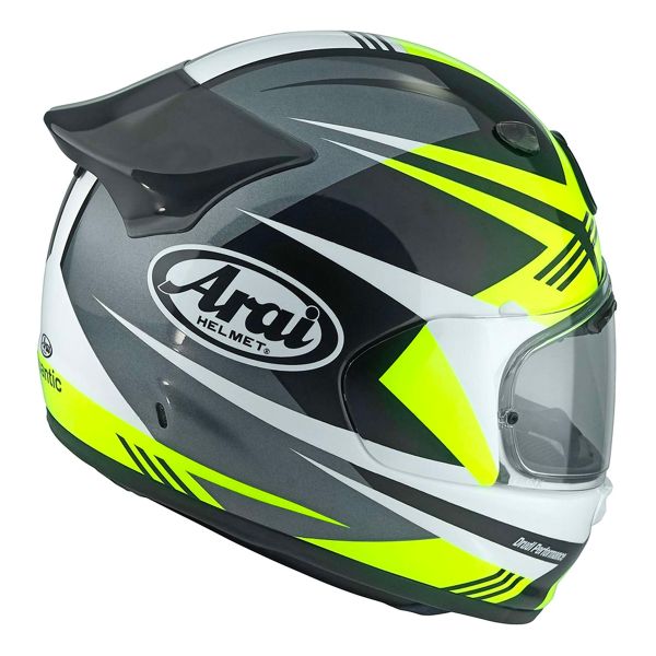 Casco integrale ARAI Quantic Mark - nero/bianco/giallo fluo