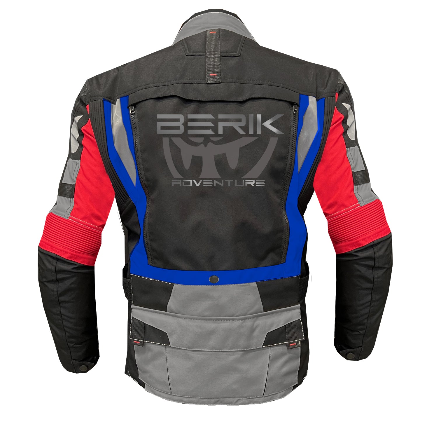 Berik NJ-203328 Touring Winter Jacket - Black/Red