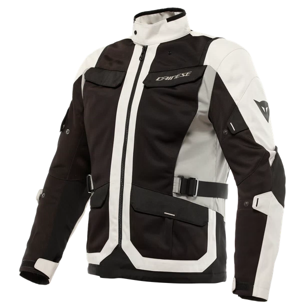 Giacca moto DAINESE DESERT TEX - nero/bianco