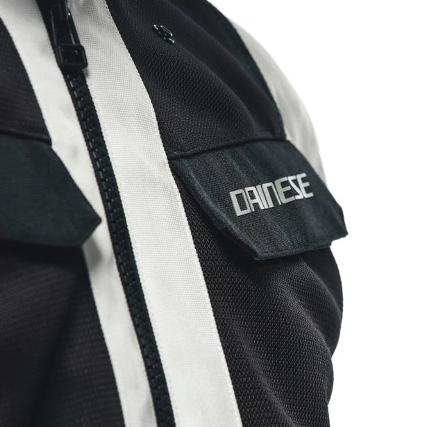 Giacca moto DAINESE DESERT TEX - nero/bianco