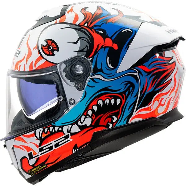 CASCO INTEGRALE LS2 STREAM II INFERNO
