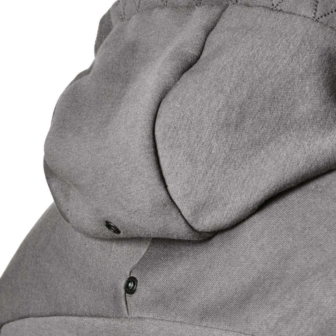 Felpa Hoodie Aras Zip gms - grigio