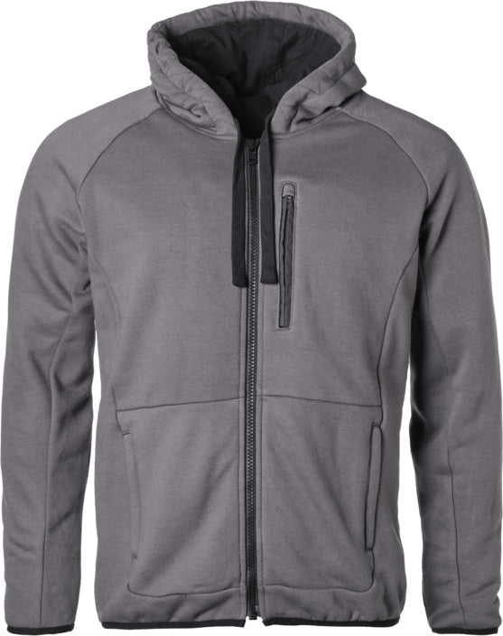 Felpa Hoodie Aras Zip gms - grigio