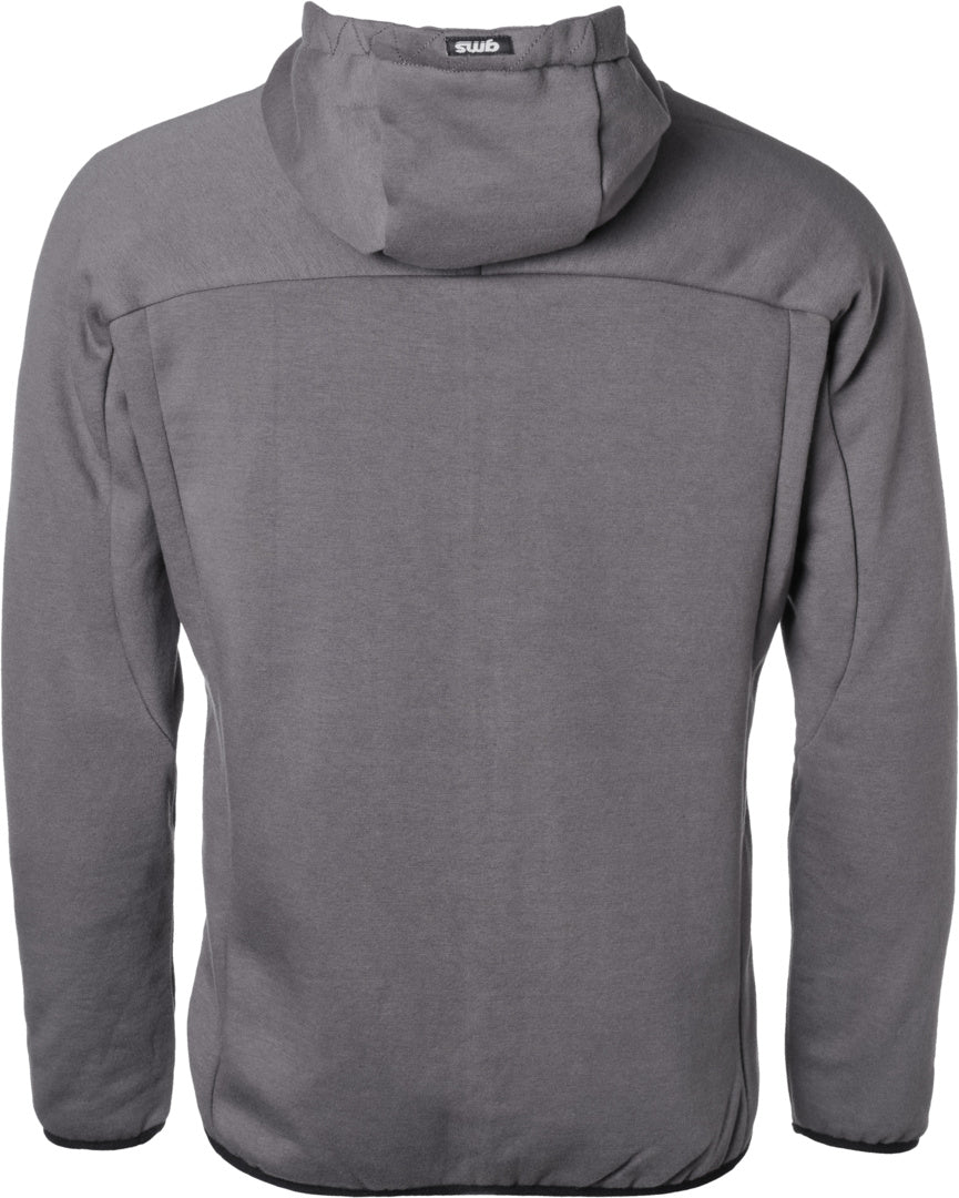 Felpa Hoodie Aras Zip gms - grigio