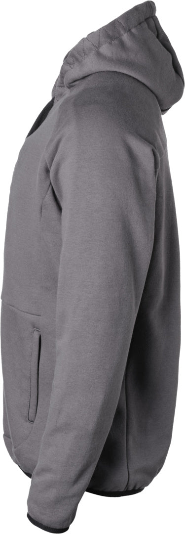 Felpa Hoodie Aras Zip gms - grigio