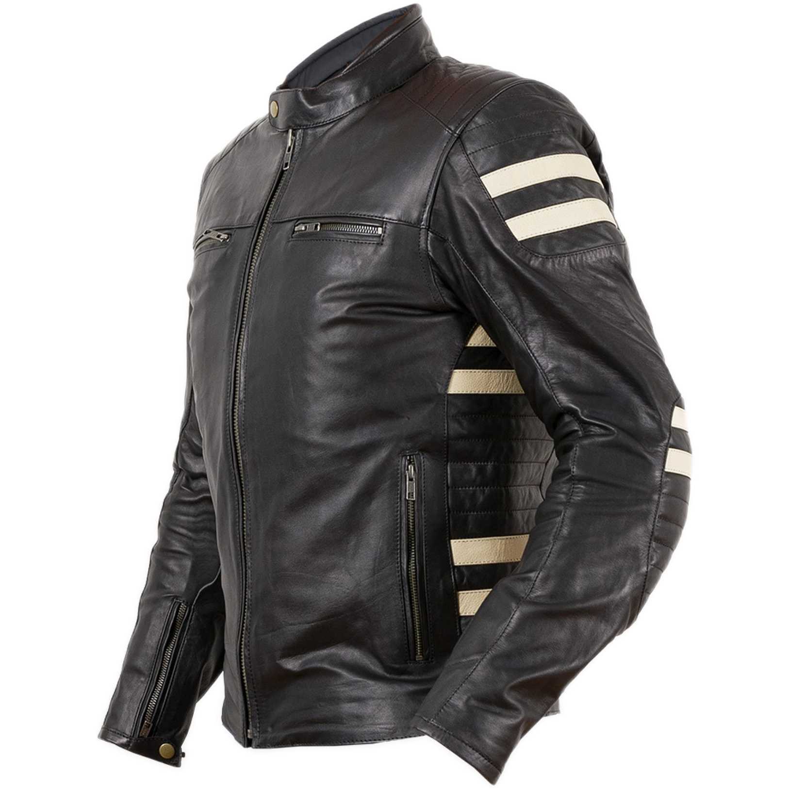 GIACCA IN PELLE PREXPORT OLD STRIPES