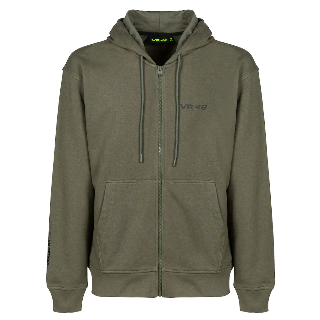 HOODIE FULL ZIP VR46 CORE