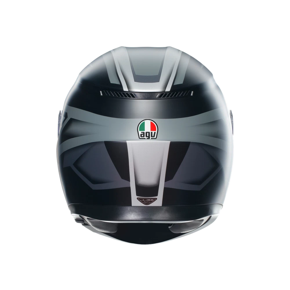 Casco integrale AGV K3 COMPOUND - nero/grigio
