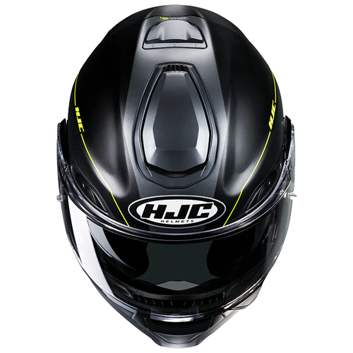 Casco modulare HJC RPHA 91 COMBUST - grigio/giallo