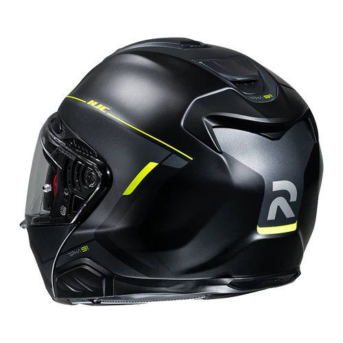 Casco modulare HJC RPHA 91 COMBUST - grigio/giallo