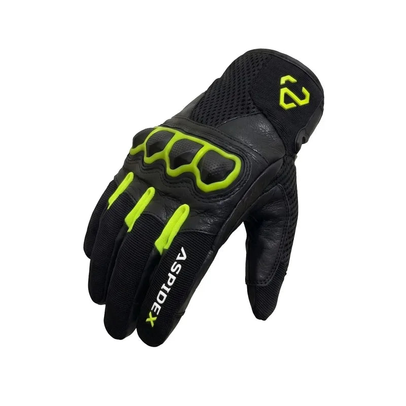 GUANTI MOTO ESTIVI IN PELLE ASPIDEX NOCTIS